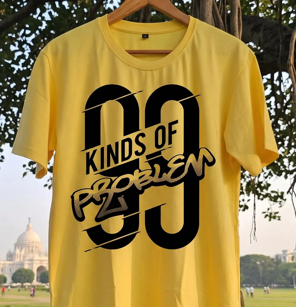 99 Kinds of Problems funny unisex t-shirt front - Vilgot Clothing