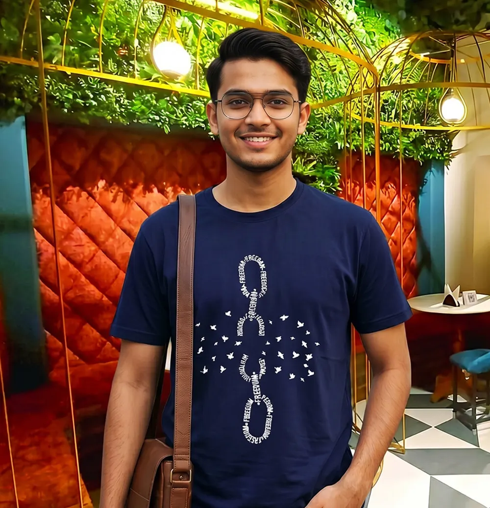 Break the Chain, Feel Freedom Unisex T-Shirt for Man