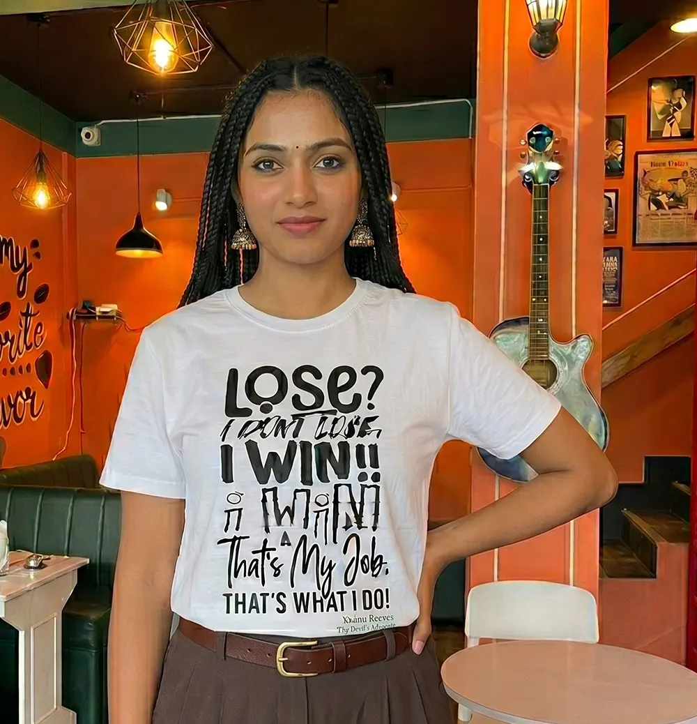 Lose? I dont lose, I win Unisex T-Shirt for girls