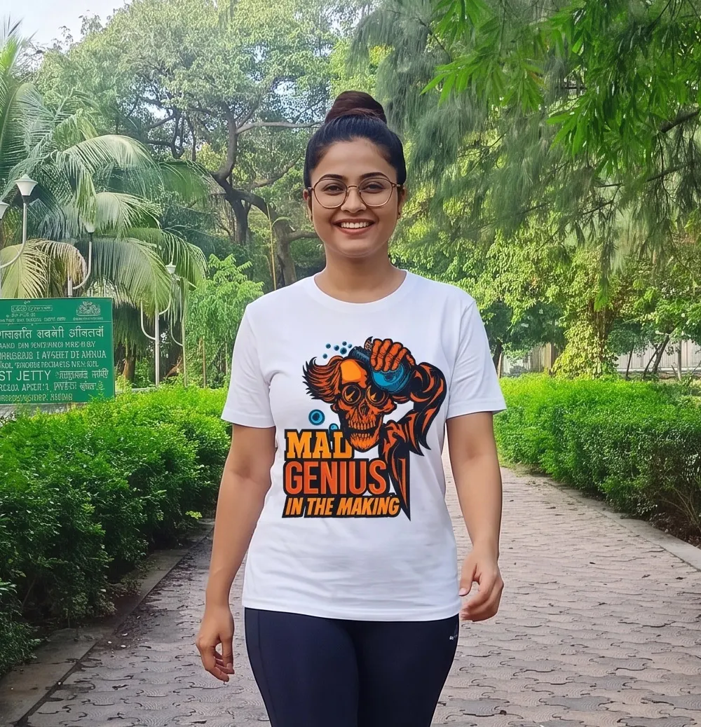 Mad Genius Themed Unisex T-shirt for Woman