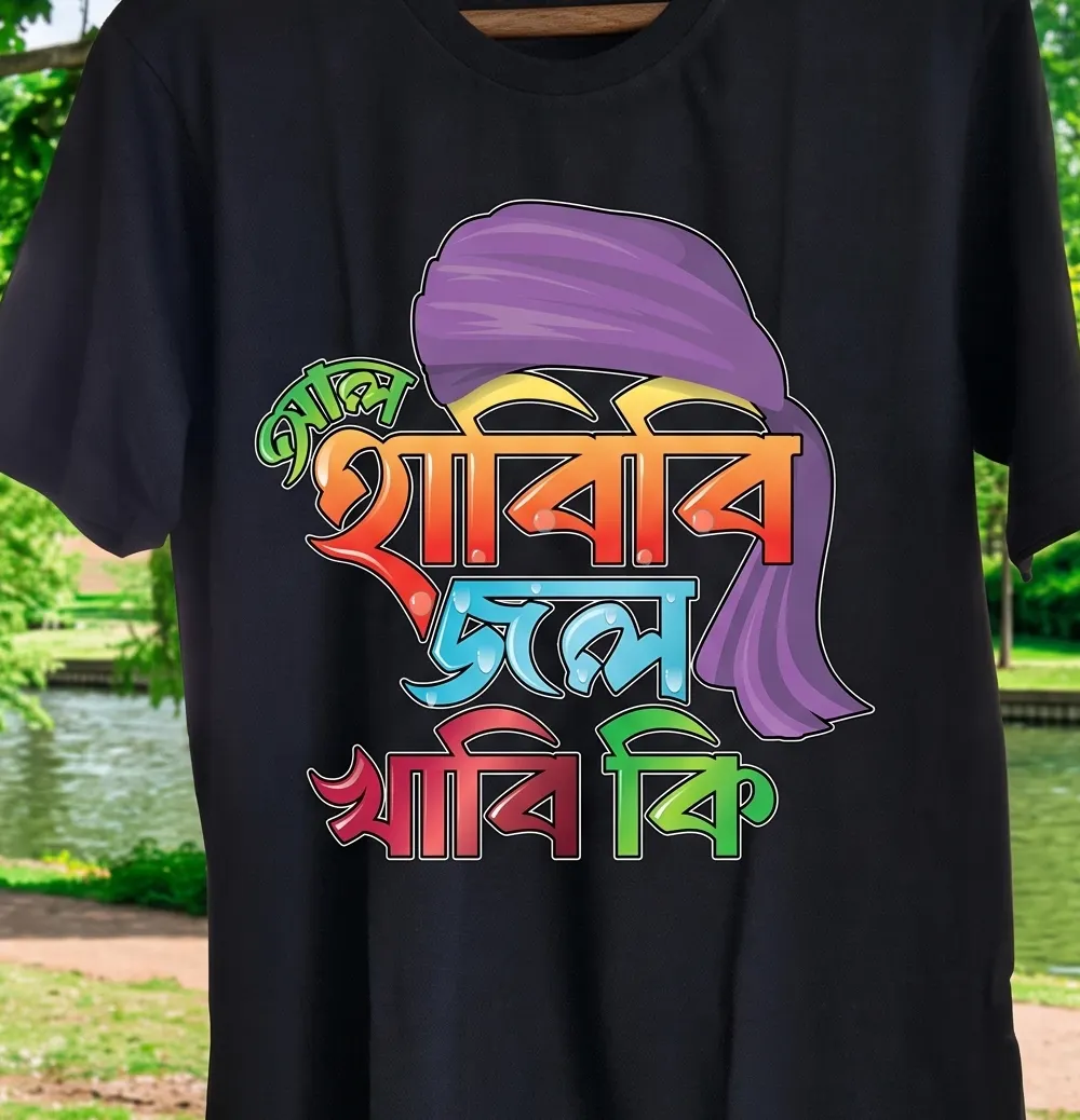 Al Habibi Jol Khabi Ki Bengali graphic unisex T-shirt
