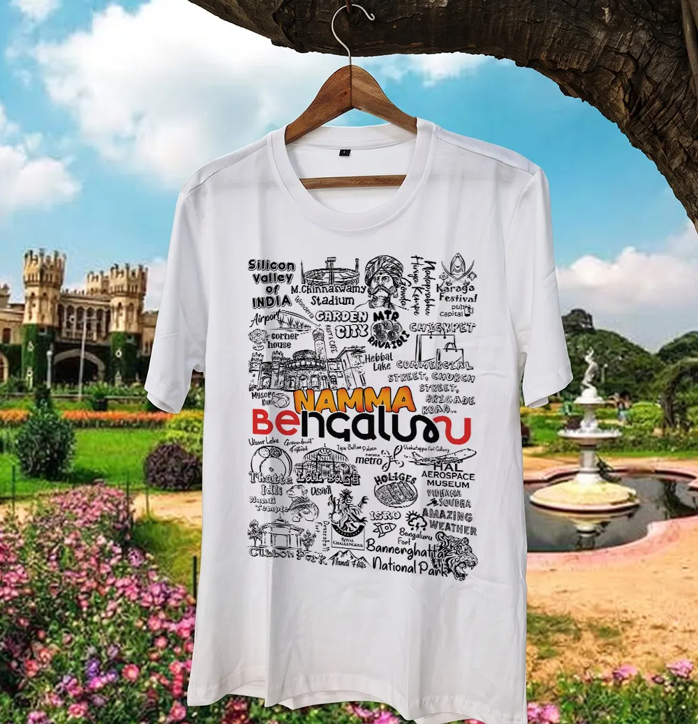 Bengalur Doodle Themed T-shirt design