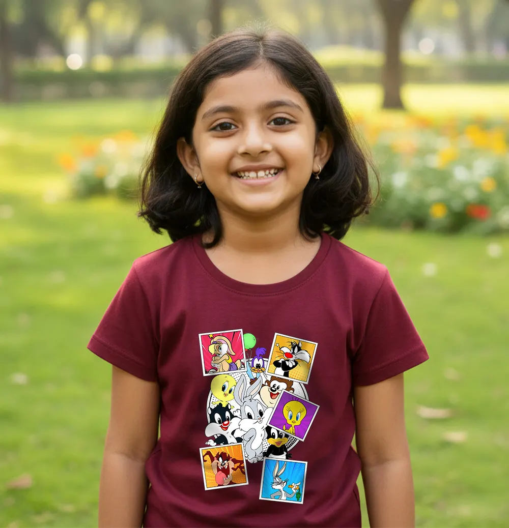 Bugs Bunny themed kids T-shirt for girls