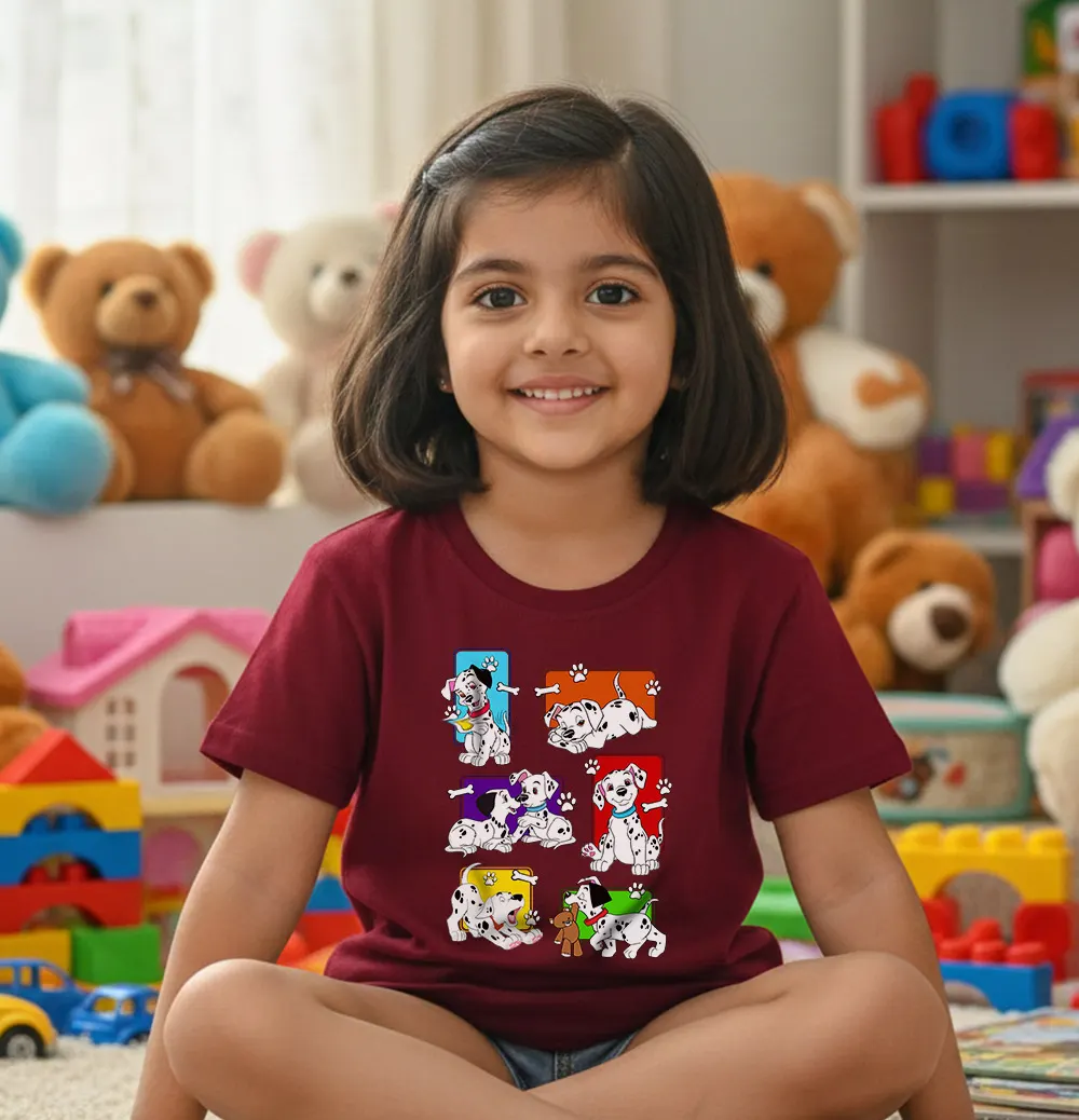 101 Dalmatians kids T-shirt front design for boys