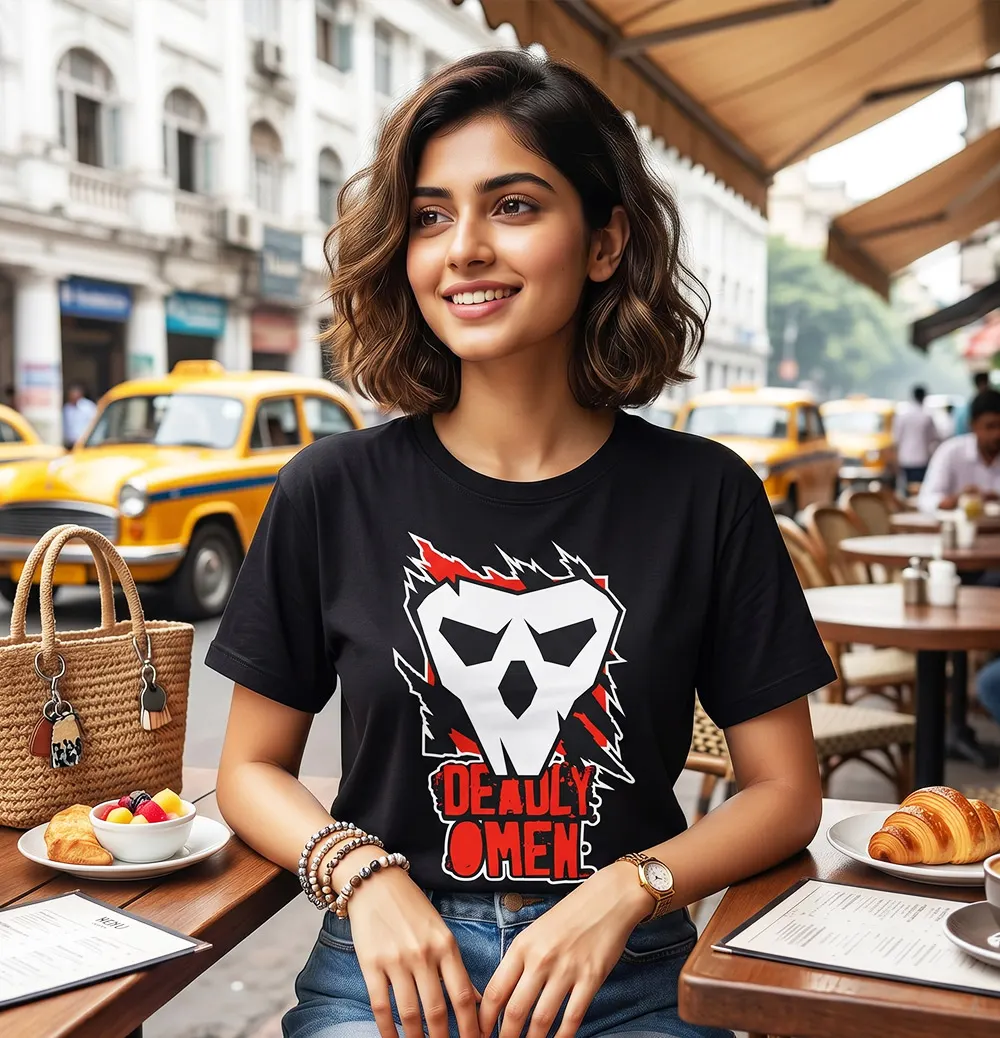 Deadly Omen Gaming Tshirt for girls