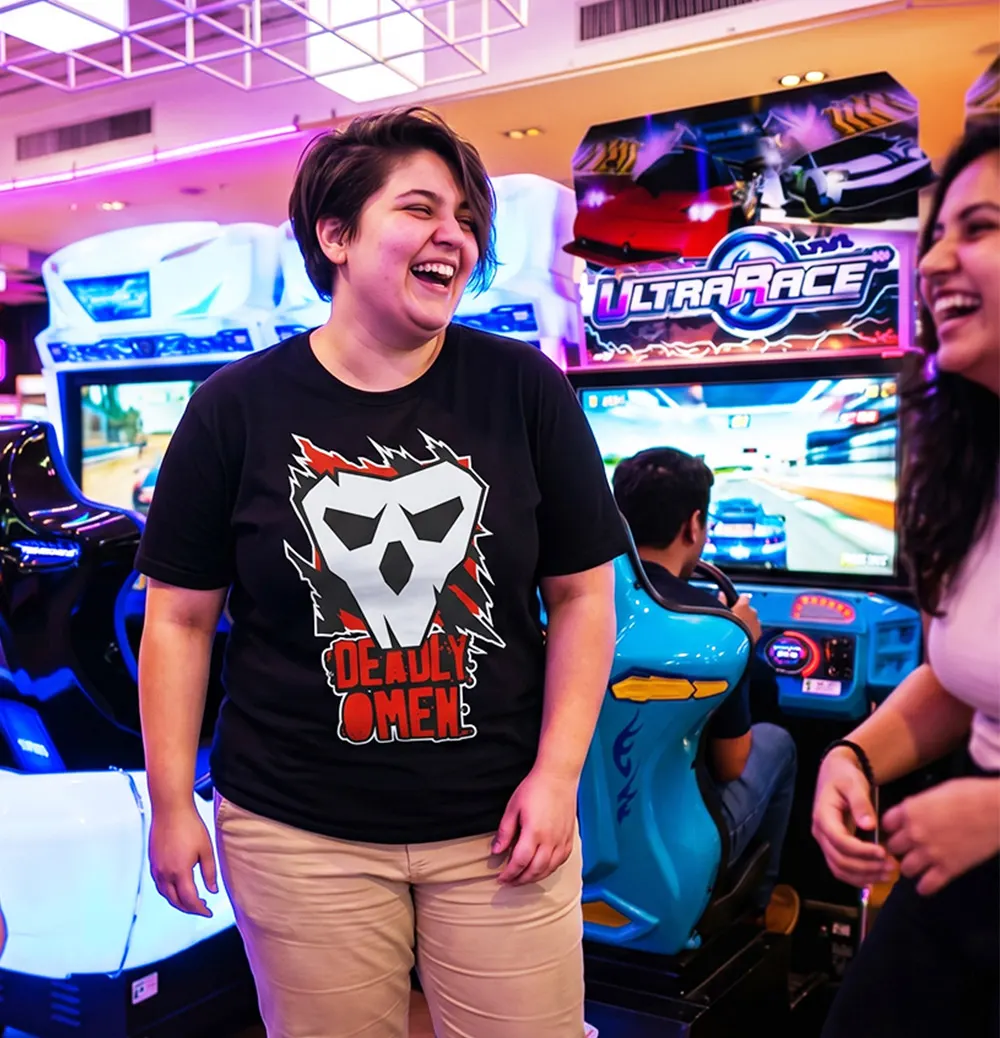 Deadly Omen Gaming Tshirt for women