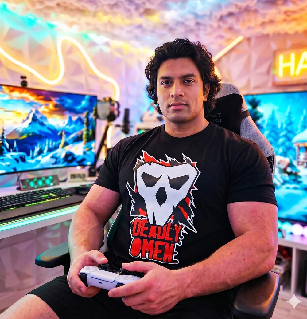 Deadly Omen Gaming Tshirt for men