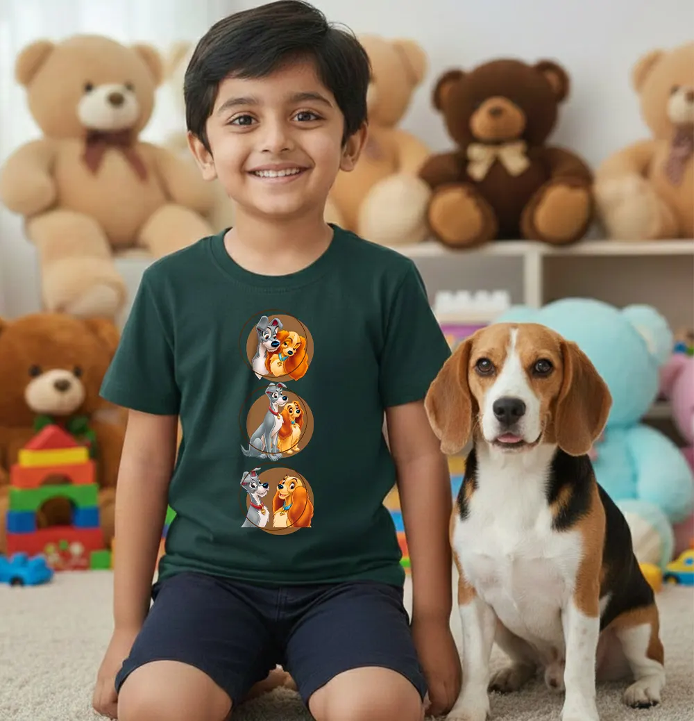 Dog themed kids T-shirt for boys