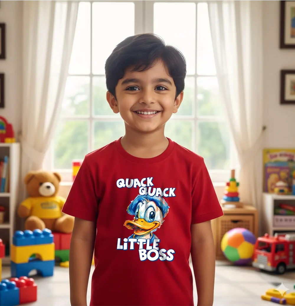 Daisy Duck themed kids T-shirt design