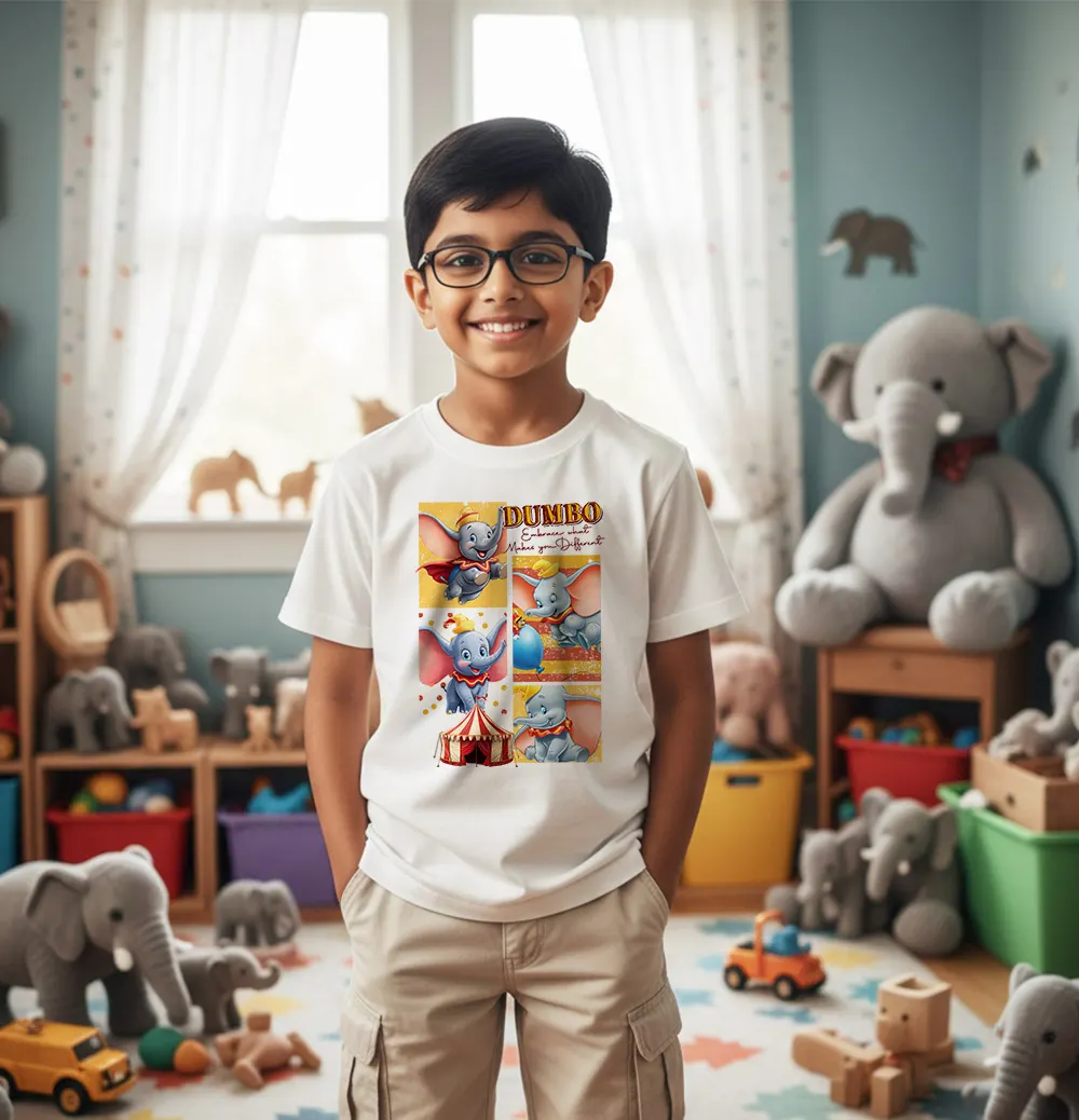Dumbo themed kids T-shirt for boys