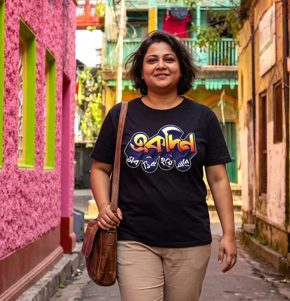 Ek Din Sob Thik Hoyejabe Unisex T-shirt for women