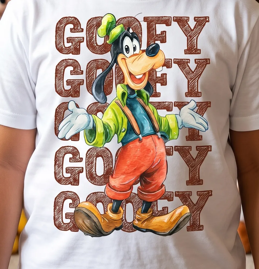 Goofy themed kids T-shirt design