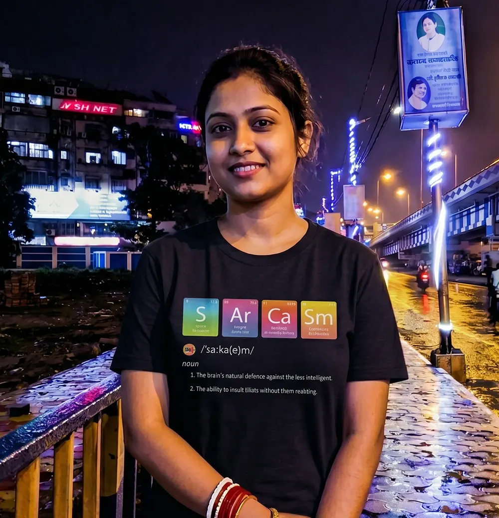 Sarcasm Themed Geeky Unisex T-shirt for Woman